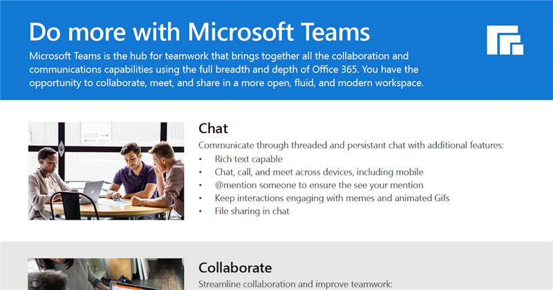 Benefits of Microsoft Teams